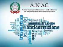 A.N.A.C autorità nazionale anti-corruzione